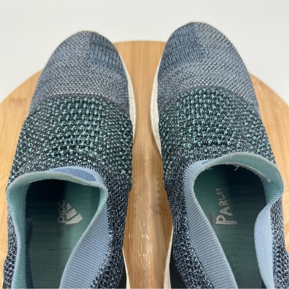 Adidas Ultra Boost Laceless Parley Raw Grey Carbon Blue Spirit CM8271 Mens 8 - Picture 7 of 14